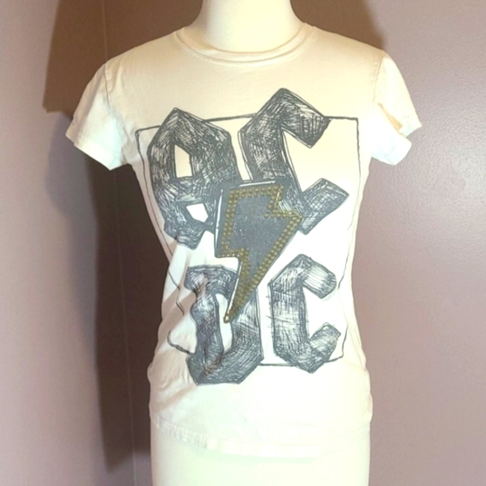 AC/DC Tee with Lightening Bolt